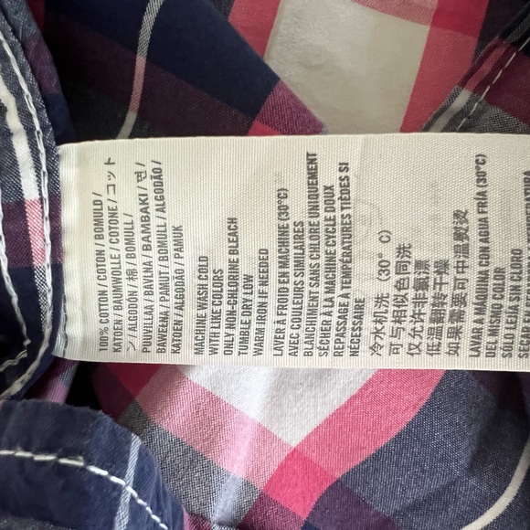 Hollister bundle of 2 Plaid Short-Sleeved Button Down Shirt Size Men’s Small EUC - Picture 11 of 12